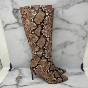 Steve Madden Kinga Knee High Snake Boots